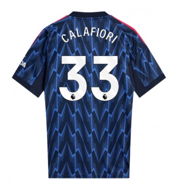 Arsenal Riccardo Calafiori #33 Venkovní Dres 2025-26 Krátkým Rukávem