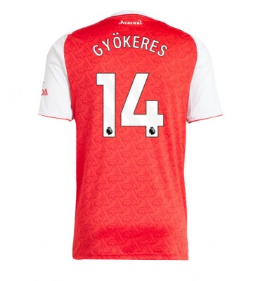 Arsenal Viktor Gyokeres #14 Domácí Dres 2025-26 Krátkým Rukávem