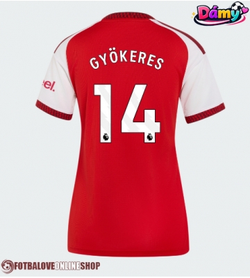 Arsenal Viktor Gyokeres #14 Domácí Dres pro Dámy 2026-27 Krátkým Rukávem