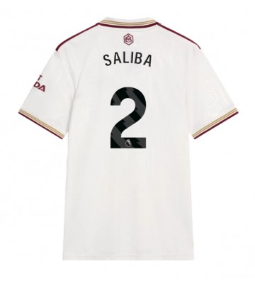 Arsenal William Saliba #2 Alternativní Dres 2025-26 Krátkým Rukávem