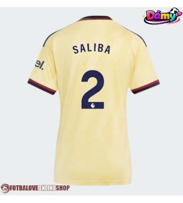 Arsenal William Saliba #2 Alternativní Dres pro Dámy 2026-27 Krátkým Rukávem