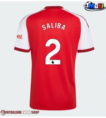 Arsenal William Saliba #2 Domácí Dres 2026-27 Krátkým Rukávem