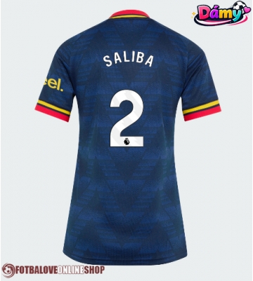 Arsenal William Saliba #2 Venkovní Dres pro Dámy 2026-27 Krátkým Rukávem
