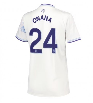 Aston Villa Amadou Onana #24 Alternativní Dres pro Dámy 2025-26 Krátkým Rukávem