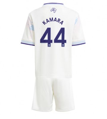 Aston Villa Boubacar Kamara #44 Alternativní dres komplet pro Děti 2025-26 Krátkým Rukávem (+ Krátké kalhoty)