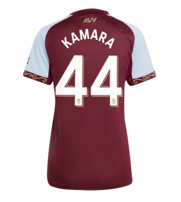 Aston Villa Boubacar Kamara #44 Domácí Dres pro Dámy 2025-26 Krátkým Rukávem