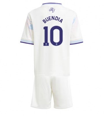 Aston Villa Emiliano Buendia #10 Alternativní dres komplet pro Děti 2025-26 Krátkým Rukávem (+ Krátké kalhoty)