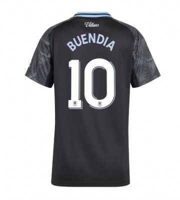 Aston Villa Emiliano Buendia #10 Venkovní Dres pro Dámy 2025-26 Krátkým Rukávem