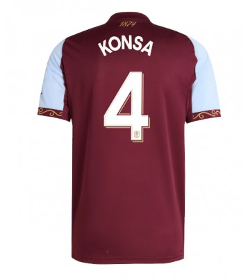Aston Villa Ezri Konsa #4 Domácí Dres 2025-26 Krátkým Rukávem