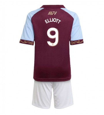 Aston Villa Harvey Elliott #9 Domácí dres komplet pro Děti 2025-26 Krátkým Rukávem (+ Krátké kalhoty)