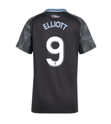 Aston Villa Harvey Elliott #9 Venkovní Dres pro Dámy 2025-26 Krátkým Rukávem