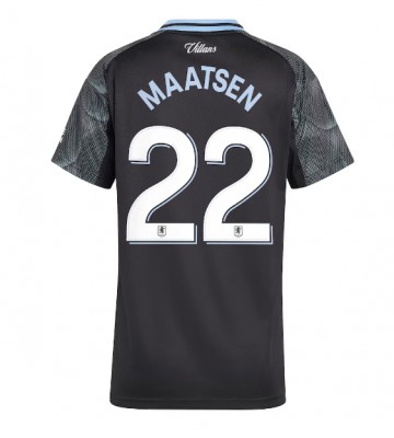Aston Villa Ian Maatsen #22 Venkovní Dres pro Dámy 2025-26 Krátkým Rukávem Aston Villa Ian Maatsen #22 Venkovní Dres pro Dámy 2025-26 Krátkým Rukávem