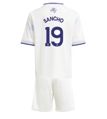 Aston Villa Jadon Sancho #19 Alternativní dres komplet pro Děti 2025-26 Krátkým Rukávem (+ Krátké kalhoty)