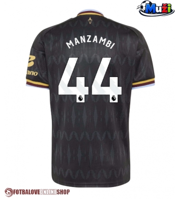 Aston Villa Johan Manzambi #44 Venkovní Dres 2026-27 Krátkým Rukávem