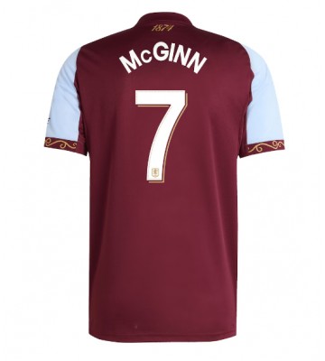 Aston Villa John McGinn #7 Domácí Dres 2025-26 Krátkým Rukávem