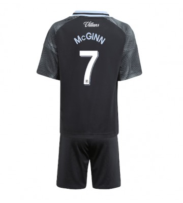 Aston Villa John McGinn #7 Venkovní dres komplet pro Děti 2025-26 Krátkým Rukávem (+ Krátké kalhoty)