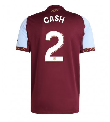 Aston Villa Matty Cash #2 Domácí Dres 2025-26 Krátkým Rukávem