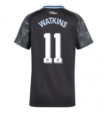 Aston Villa Ollie Watkins #11 Venkovní Dres pro Dámy 2025-26 Krátkým Rukávem