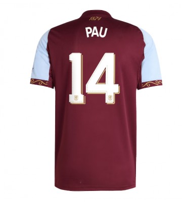 Aston Villa Pau Torres #14 Domácí Dres 2025-26 Krátkým Rukávem