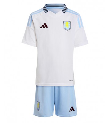 Aston Villa Venkovní dres komplet pro Děti 2024-25 Krátkým Rukávem (+ Krátké kalhoty)