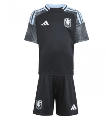 Aston Villa Venkovní dres komplet pro Děti 2025-26 Krátkým Rukávem (+ Krátké kalhoty)