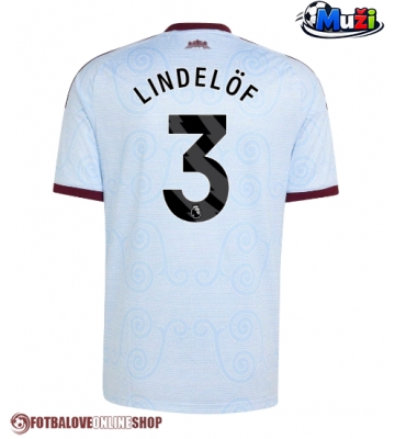 Aston Villa Victor Lindelof #3 Alternativní Dres 2026-27 Krátkým Rukávem