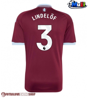 Aston Villa Victor Lindelof #3 Domácí Dres 2026-27 Krátkým Rukávem