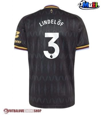 Aston Villa Victor Lindelof #3 Venkovní Dres 2026-27 Krátkým Rukávem