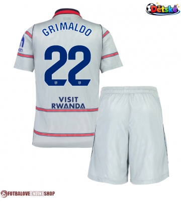 Atletico Madrid Alejandro Grimaldo #22 Alternativní dres komplet pro Děti 2026-27 Krátkým Rukávem (+ Krátké kalhoty)