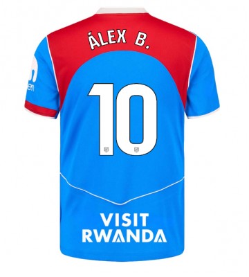 Atletico Madrid Alex Baena #10 Alternativní Dres 2025-26 Krátkým Rukávem Atletico Madrid Alex Baena #10 Alternativní Dres 2025-26 Krátkým Rukávem