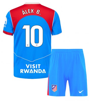 Atletico Madrid Alex Baena #10 Alternativní dres komplet pro Děti 2025-26 Krátkým Rukávem (+ Krátké kalhoty)