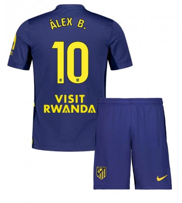 Atletico Madrid Alex Baena #10 Venkovní dres komplet pro Děti 2025-26 Krátkým Rukávem (+ Krátké kalhoty)