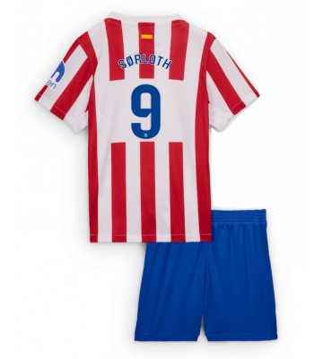 Atletico Madrid Alexander Sorloth #9 Domácí dres komplet pro Děti 2025-26 Krátkým Rukávem (+ Krátké kalhoty)