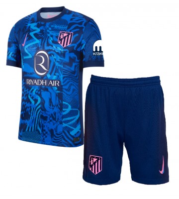 Atletico Madrid Alternativní dres komplet pro Děti 2024-25 Krátkým Rukávem (+ Krátké kalhoty)