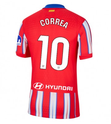 Atletico Madrid Angel Correa #10 Domácí Dres 2024-25 Krátkým Rukávem
