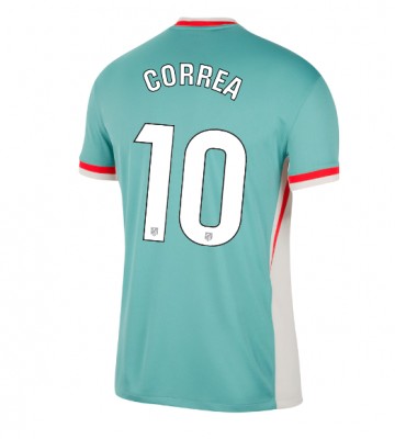 Atletico Madrid Angel Correa #10 Venkovní Dres 2024-25 Krátkým Rukávem