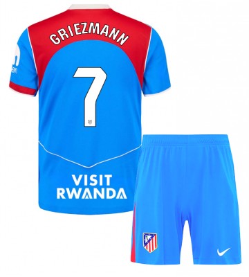 Atletico Madrid Antoine Griezmann #7 Alternativní dres komplet pro Děti 2025-26 Krátkým Rukávem (+ Krátké kalhoty)
