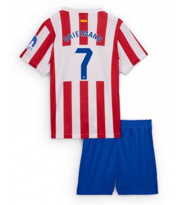 Atletico Madrid Antoine Griezmann #7 Domácí dres komplet pro Děti 2025-26 Krátkým Rukávem (+ Krátké kalhoty)