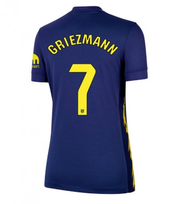 Atletico Madrid Antoine Griezmann #7 Venkovní Dres pro Dámy 2025-26 Krátkým Rukávem