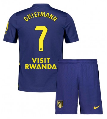 Atletico Madrid Antoine Griezmann #7 Venkovní dres komplet pro Děti 2025-26 Krátkým Rukávem (+ Krátké kalhoty)