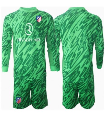 Atletico Madrid Brankář Venkovní dres komplet pro Děti 2024-25 Dlouhým Rukávem (+ Krátké kalhoty)