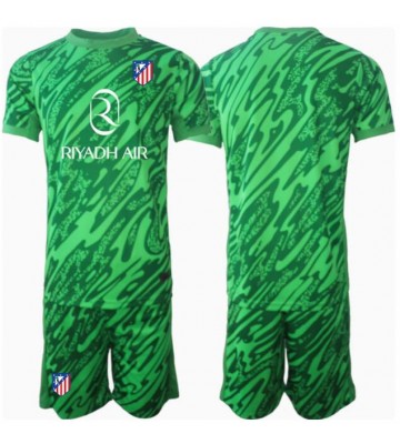 Atletico Madrid Brankář Venkovní dres komplet pro Děti 2024-25 Krátkým Rukávem (+ Krátké kalhoty)