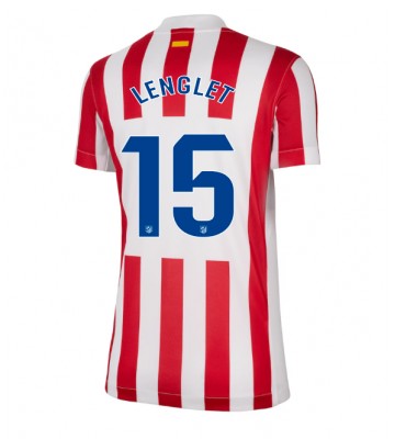 Atletico Madrid Clement Lenglet #15 Domácí Dres pro Dámy 2025-26 Krátkým Rukávem