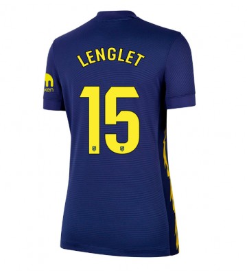 Atletico Madrid Clement Lenglet #15 Venkovní Dres pro Dámy 2025-26 Krátkým Rukávem