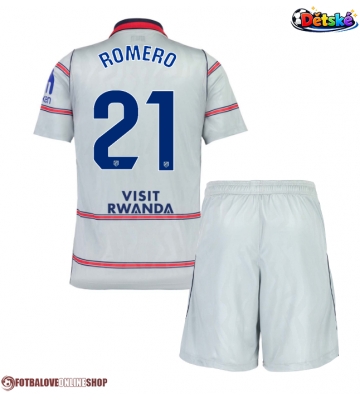 Atletico Madrid Cristian Romero #21 Alternativní dres komplet pro Děti 2026-27 Krátkým Rukávem (+ Krátké kalhoty)