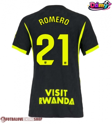 Atletico Madrid Cristian Romero #21 Venkovní Dres pro Dámy 2026-27 Krátkým Rukávem
