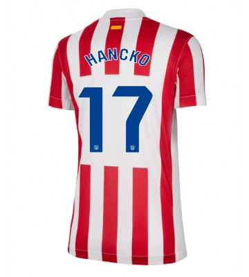 Atletico Madrid David Hancko #17 Domácí Dres pro Dámy 2025-26 Krátkým Rukávem