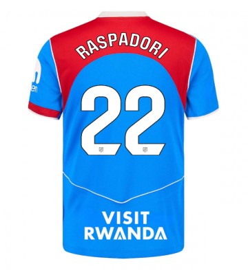 Atletico Madrid Giacomo Raspadori #22 Alternativní Dres 2025-26 Krátkým Rukávem Atletico Madrid Giacomo Raspadori #22 Alternativní Dres 2025-26 Krátkým Rukávem
