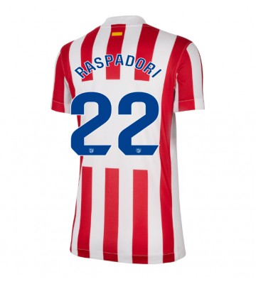 Atletico Madrid Giacomo Raspadori #22 Domácí Dres pro Dámy 2025-26 Krátkým Rukávem Atletico Madrid Giacomo Raspadori #22 Domácí Dres pro Dámy 2025-26 Krátkým Rukávem