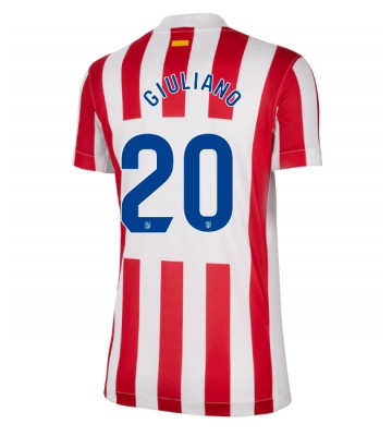 Atletico Madrid Giuliano Simeone #20 Domácí Dres pro Dámy 2025-26 Krátkým Rukávem